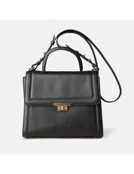 Leather bag woman 60's