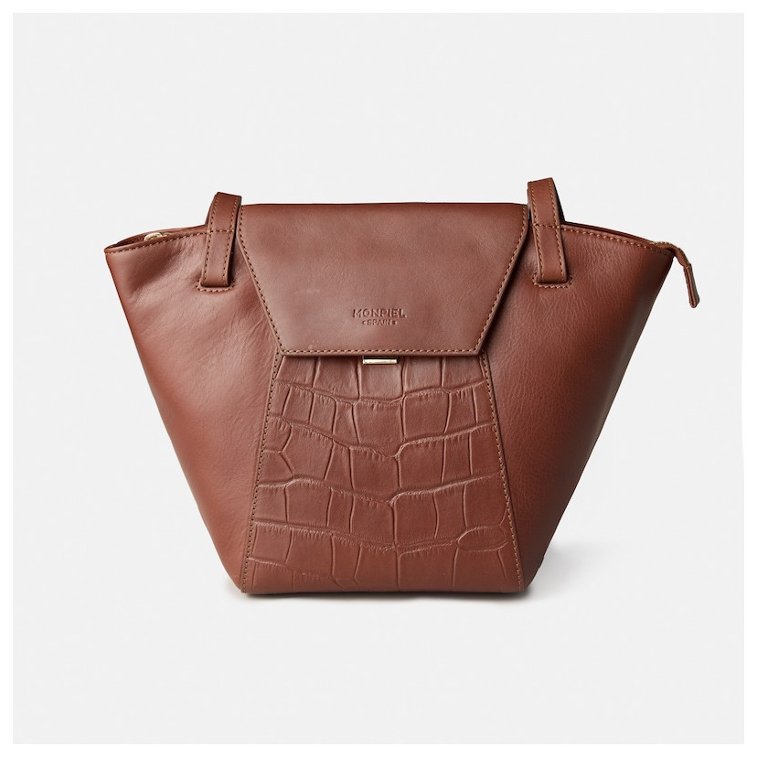 Bolsa de Couro Feminina Tote Bag Paris Croco