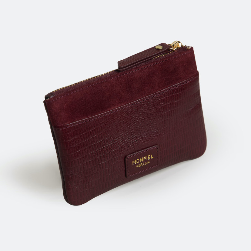 Monedero de Piel para Mujer con Bolsillo