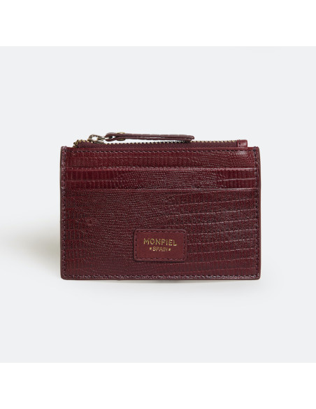 Women’s Leather Card Holder with Zip