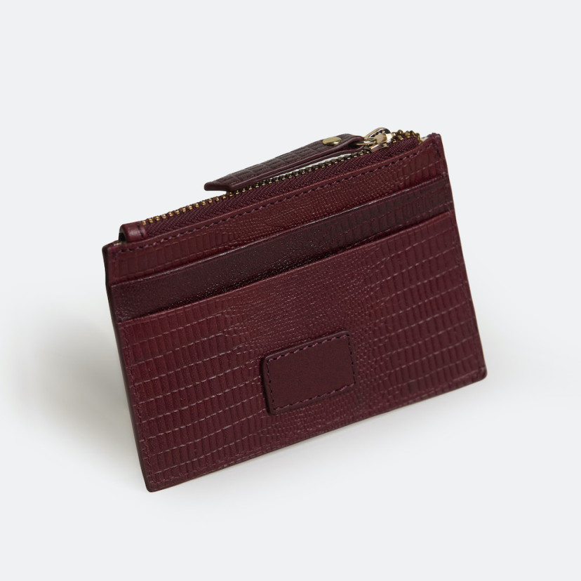 Porta Carte da Donna in Pelle con Cerniera