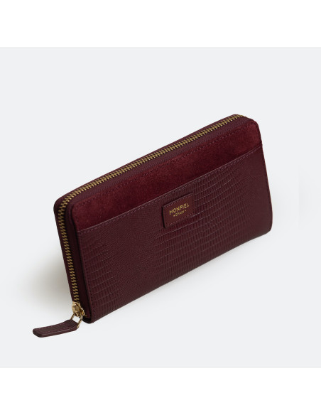 Cartera Mujer Piel Cremallera