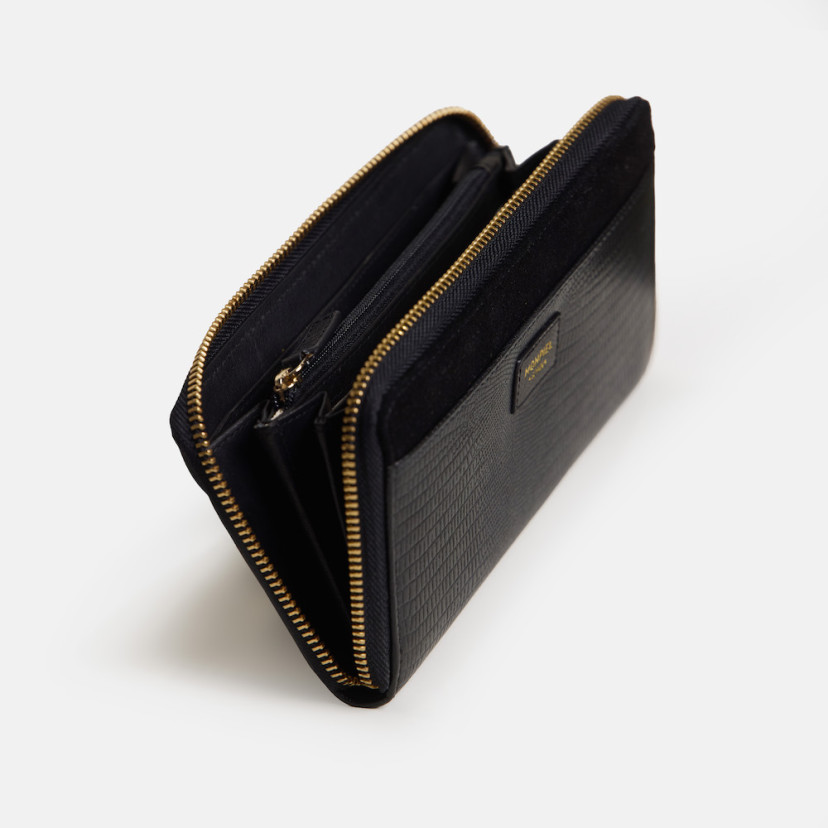 Cartera Mujer Piel Cremallera