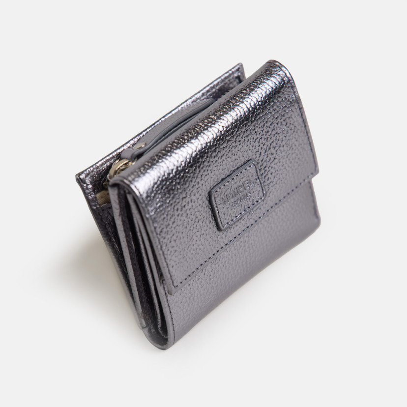 Small Leather Wallet with Coin Purse