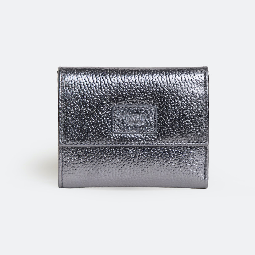 Cartera de Piel Pequeña con Monedero