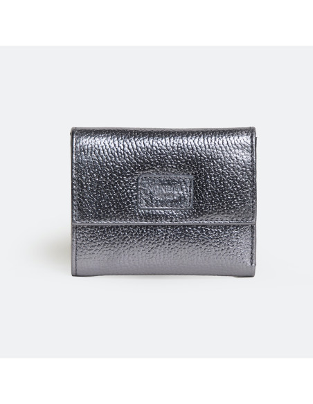 Small Leather Wallet with Coin Pouch