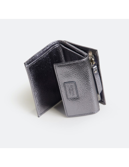 Cartera de Piel Pequeña con Monedero