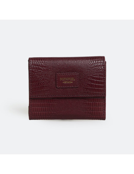 Small Leather Wallet with Coin Pouch