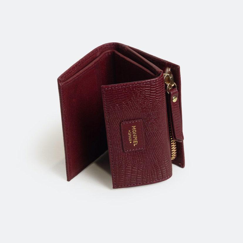 Small Leather Wallet with Coin Purse