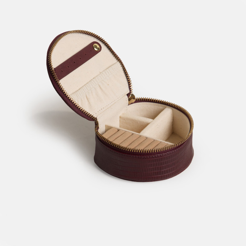 Coffret à Bijoux Femme en Cuir