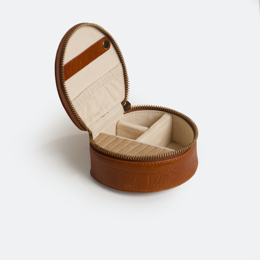 Coffret à Bijoux Femme en Cuir