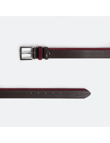 Vaquetilla and Suede Belt