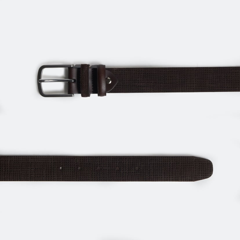 Cinturón Serraje Piel Hombre