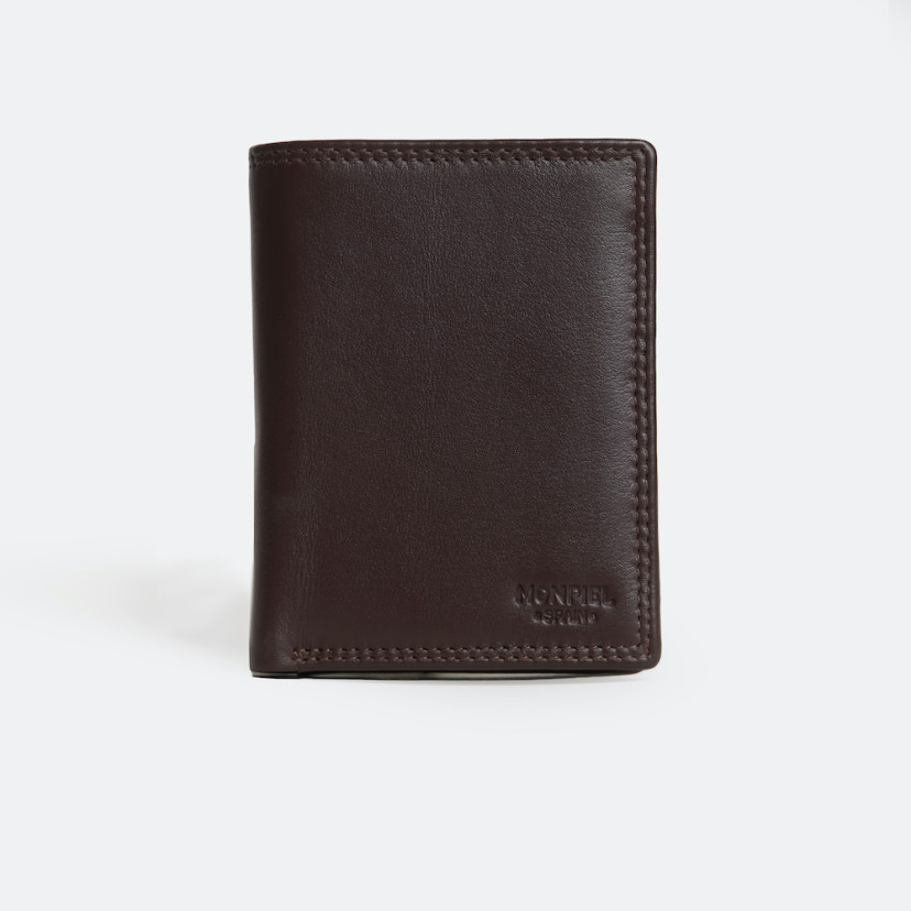 Cartera doble costura con Monedero Interior Sky