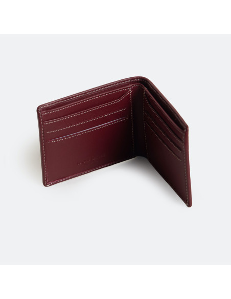 Man leather bifold wallet Mini