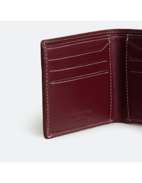 Carteira de Couro Masculina Americana Mini