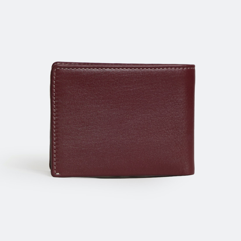 Carteira de Couro Masculina Americana Mini