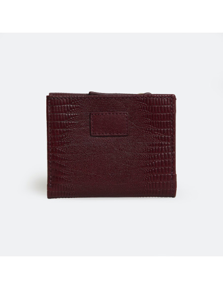 Small Leather Wallet with Coin Pouch