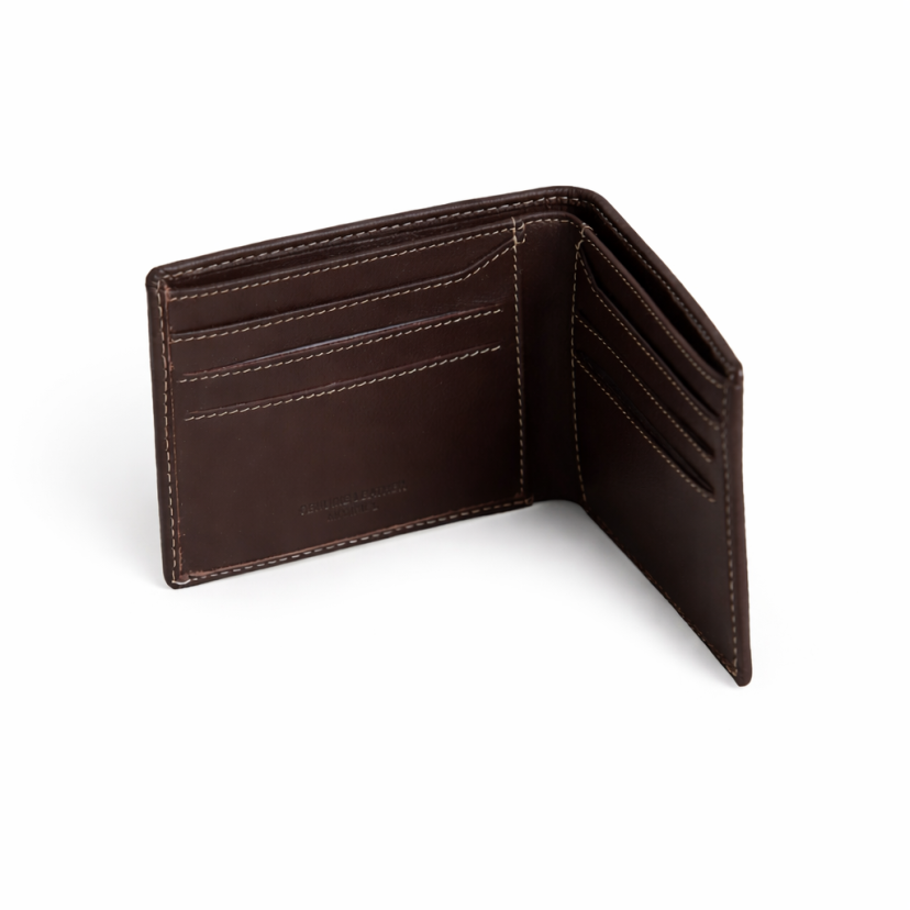 Carteira de Couro Masculina Americana Mini