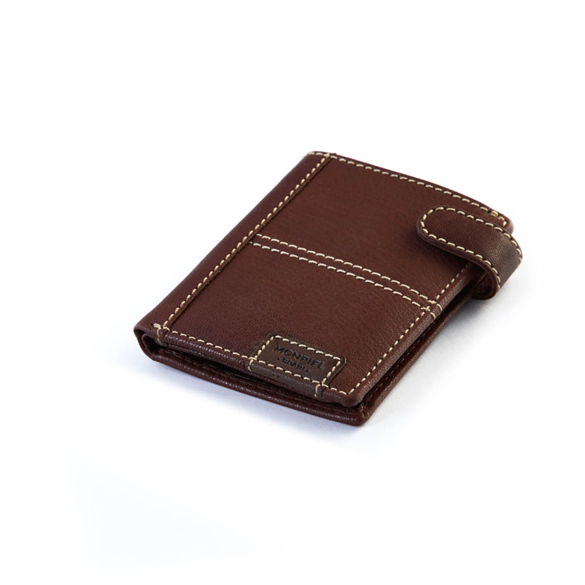 Cartera con Broche y Monedero Interior Western