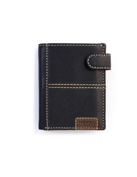 Western Wallet with Snap Closure and Inner Coin Purse