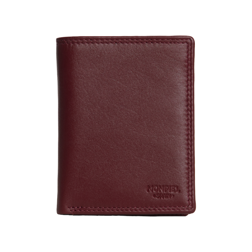 Portefeuille double couture avec porte-monnaie intérieur Sky