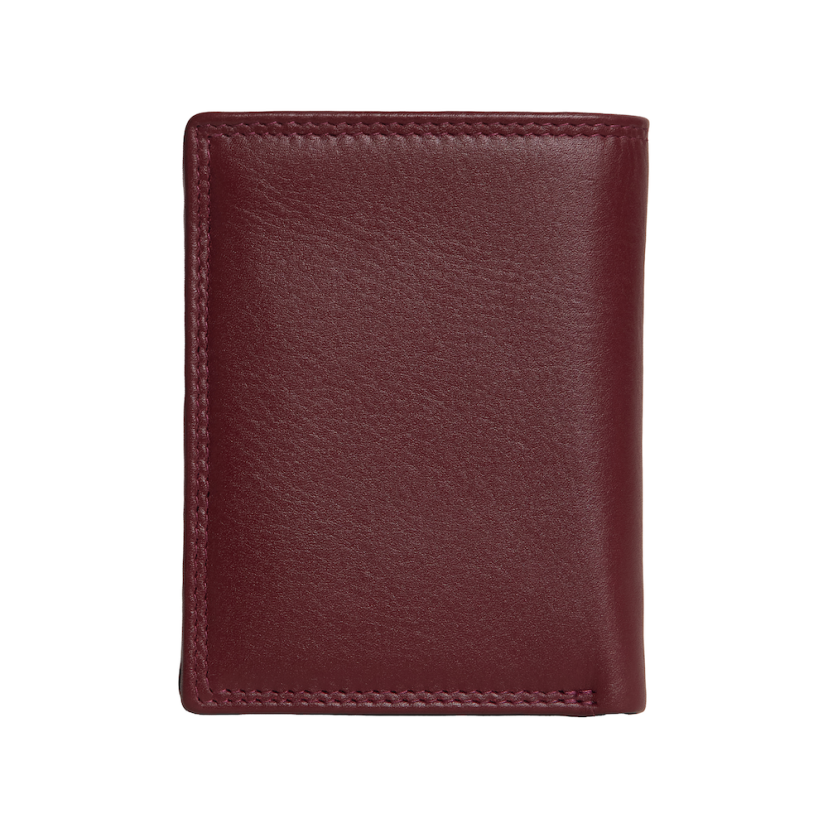 Portefeuille double couture avec porte-monnaie intérieur Sky