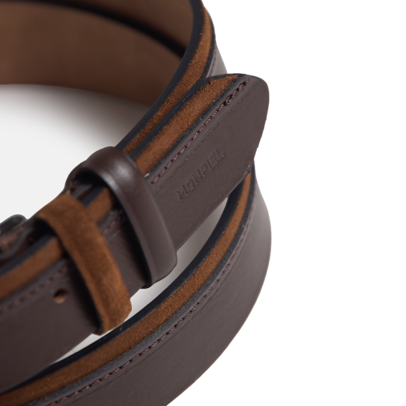 Vaquetilla and Suede Belt