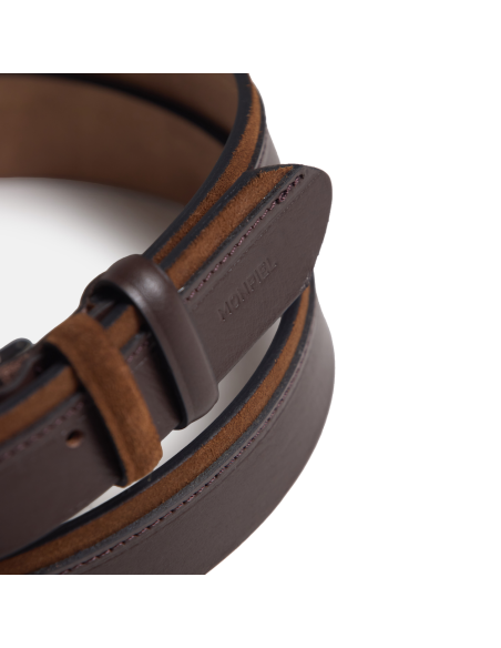 Vaquetilla and Suede Belt