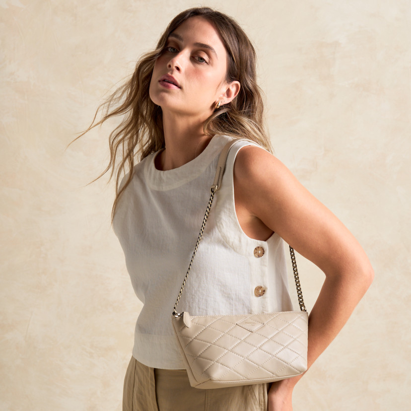 Small Quilted Leather New York Bag for Women