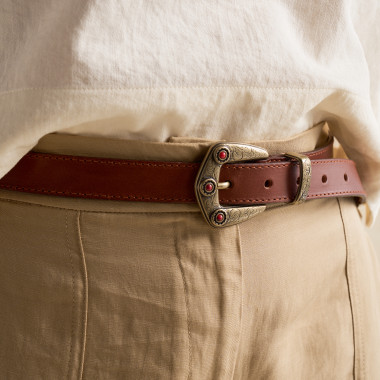 Ceinture Femme en Cuir avec... 2