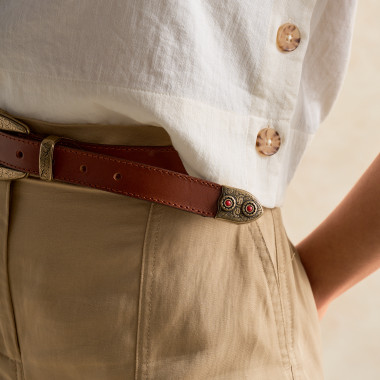 Ceinture Femme en Cuir avec... 2