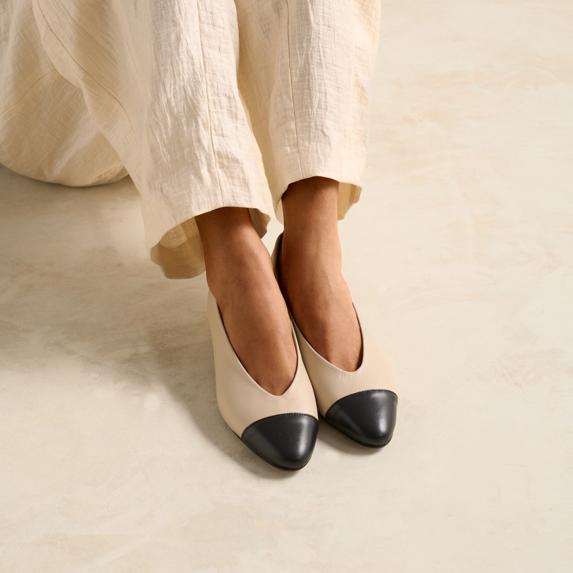 Danseuse Ameliè Talon Pointe Bicolore