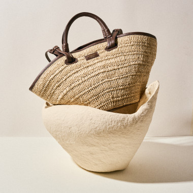 Raffia-Korb Tasche 2