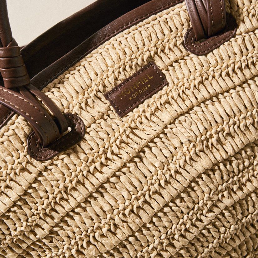 Borsa Canestro in Rafìa