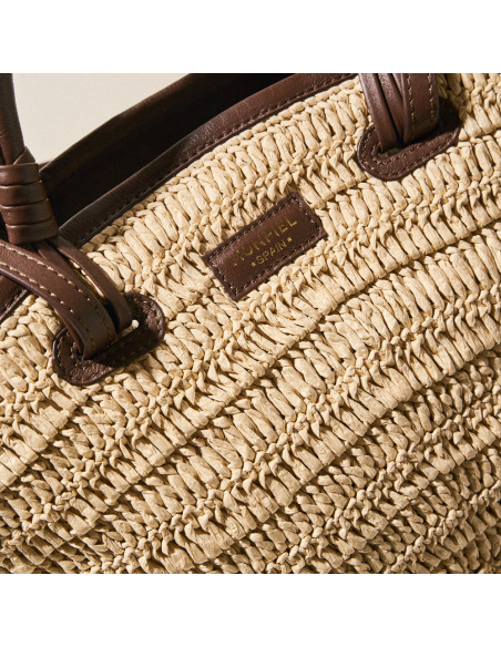 Raffia-Korb Tasche