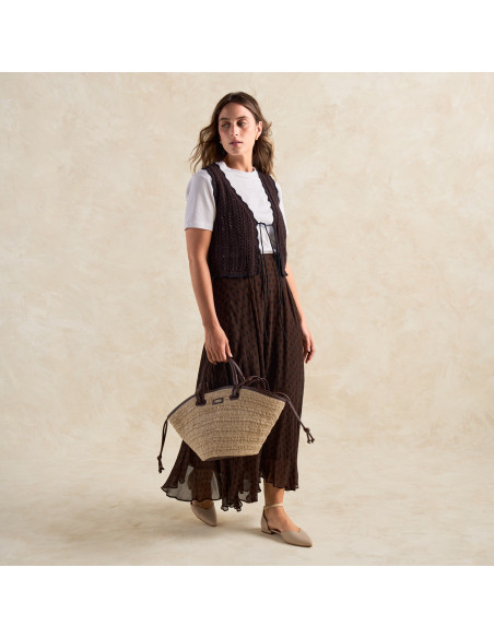Raffia-Korb Tasche