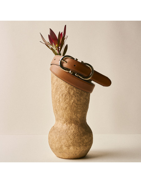 Double buckle belt for women