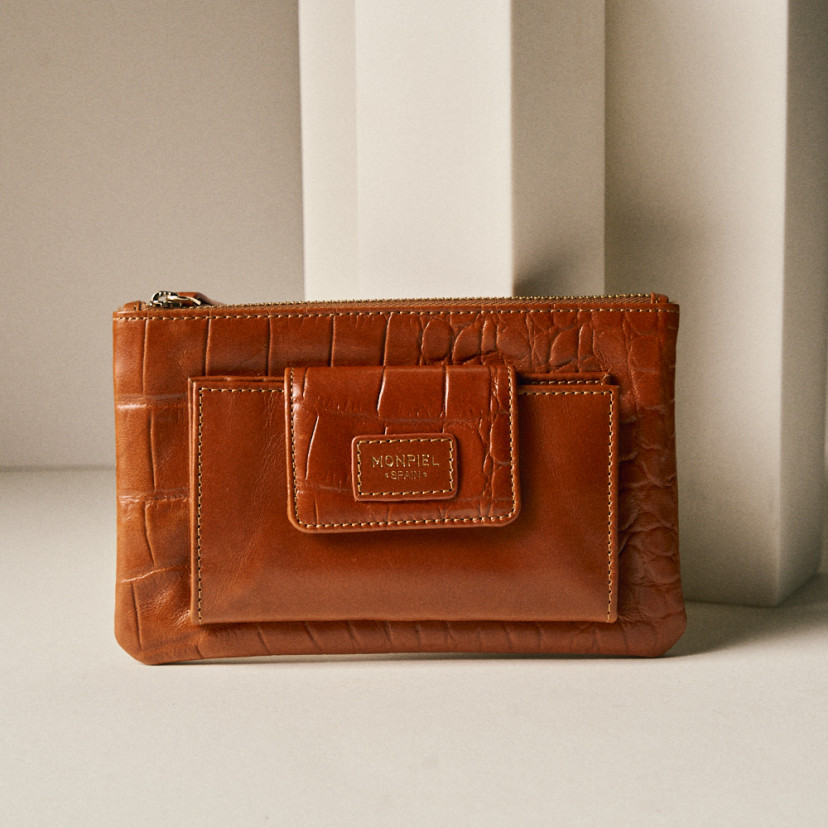 Cartera de Piel Señora Bolsa