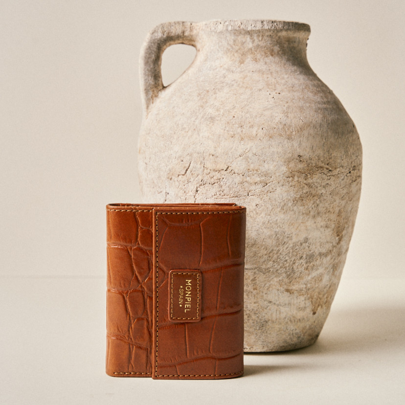 Petit Portefeuille en Cuir avec Porte-monnaie