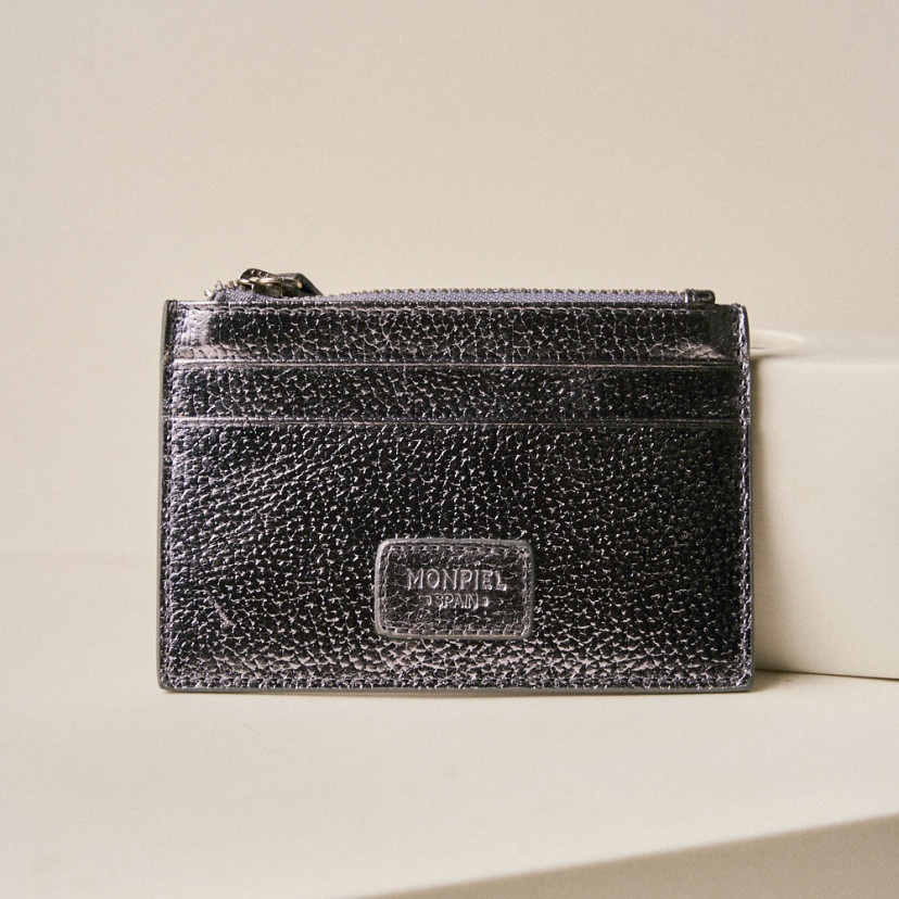 Women’s Leather Card Holder with Zip