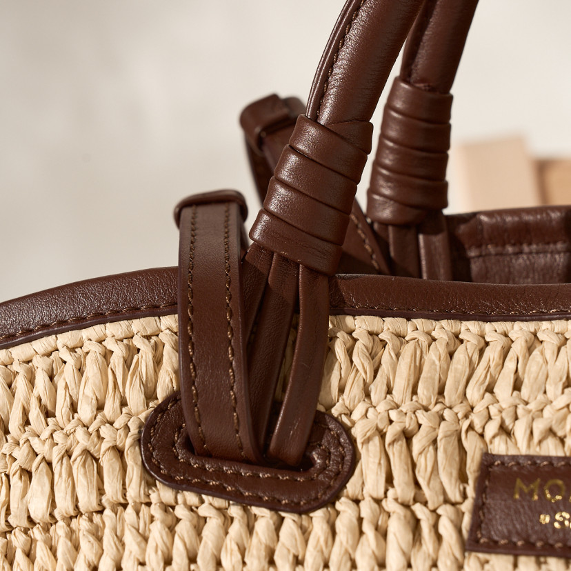 Bolso Canasto Rafia