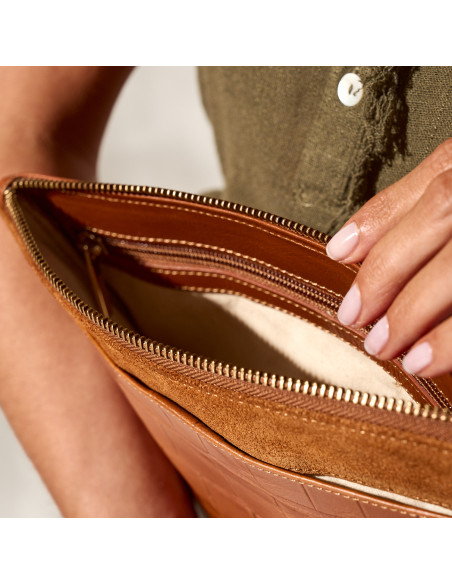 Pochette Femme en Cuir