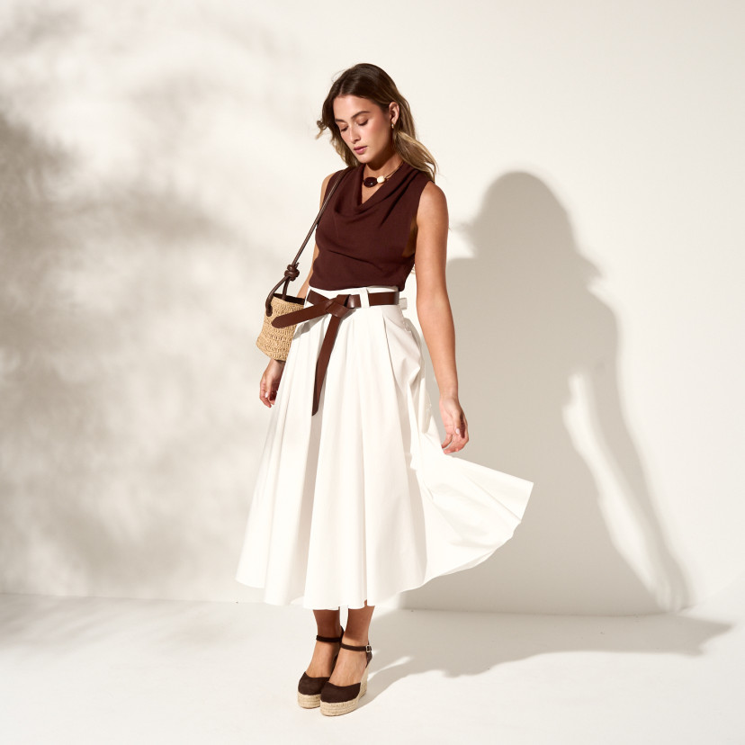 Espadrille à Talon Compensé Haut et Bride Paros