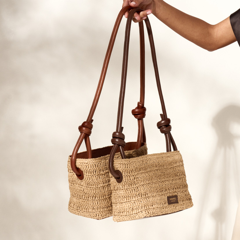 Petit Sac à Nœuds en Raphia
