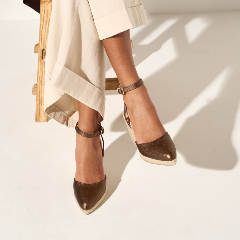 Kos Pointed Wedge Espadrille