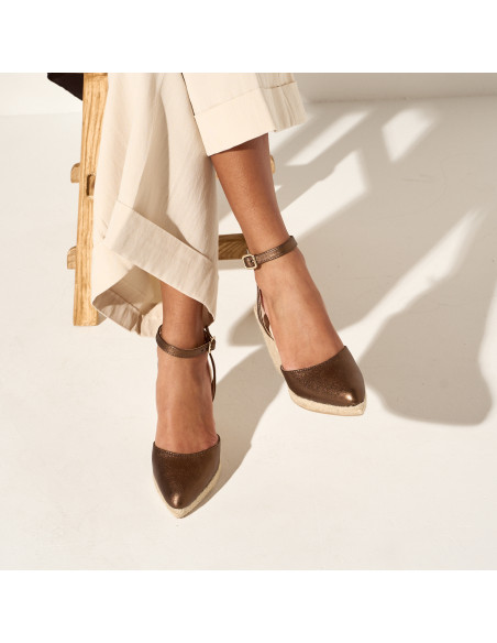 Espadrillas con Zeppa a Punta Fine Kos