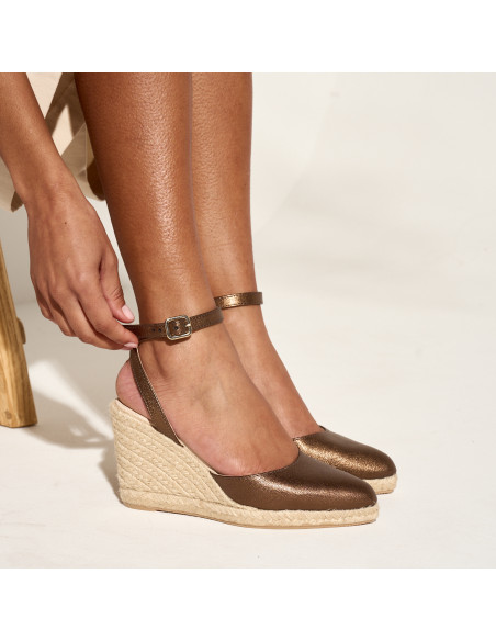 Espadrille Compensée à Bout Pointu Kos