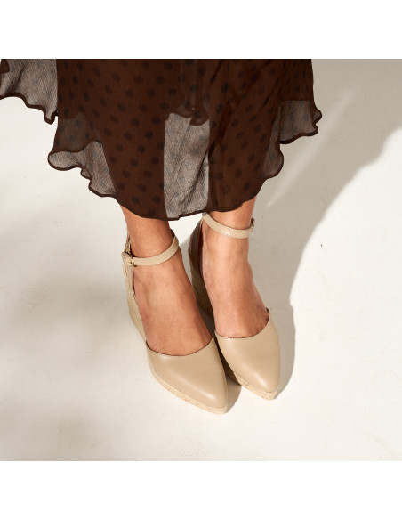 Espadrillas con Zeppa a Punta Fine Kos