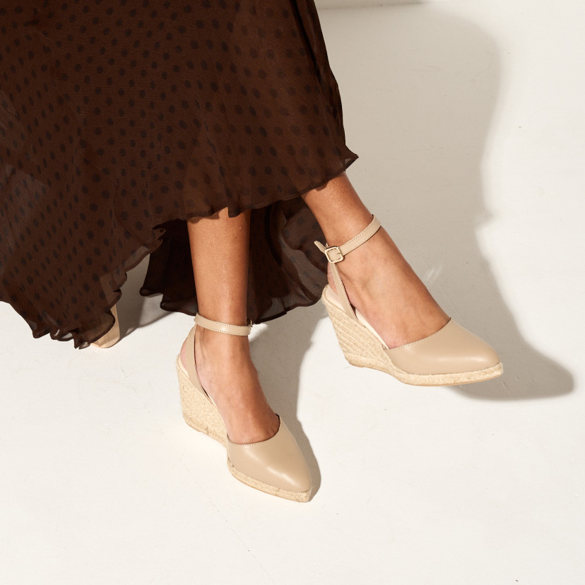 Espadrille Compensée à Bout Pointu Kos